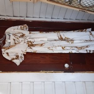 Vintage Honolulu sz 00 wrap skirt and midriff top pit 13 inches waist 23 inches